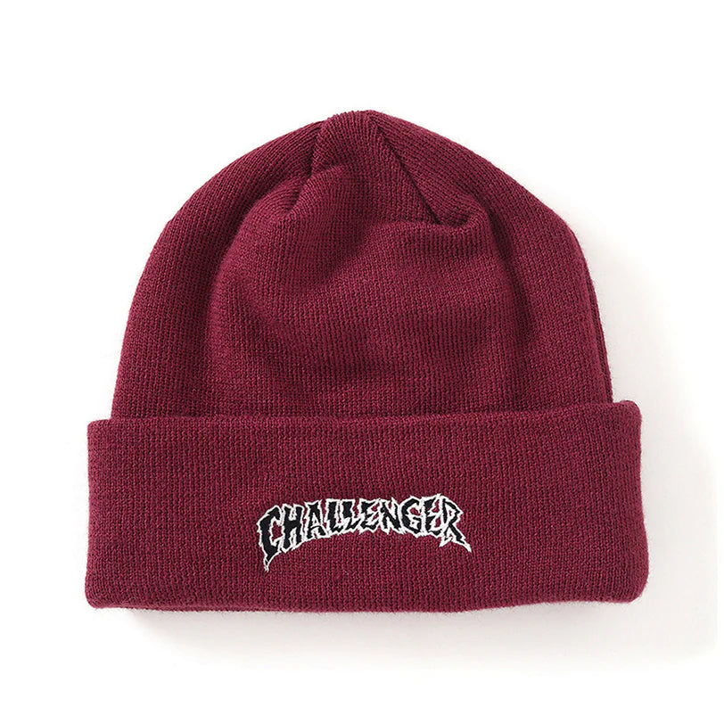 R*★様 CHALLENGER PATCH KNIT CAP BLACK CRUSH LOGO KNIT CAP【BLACK】｜CHALLENGER｜MELTING POT（正規取扱店