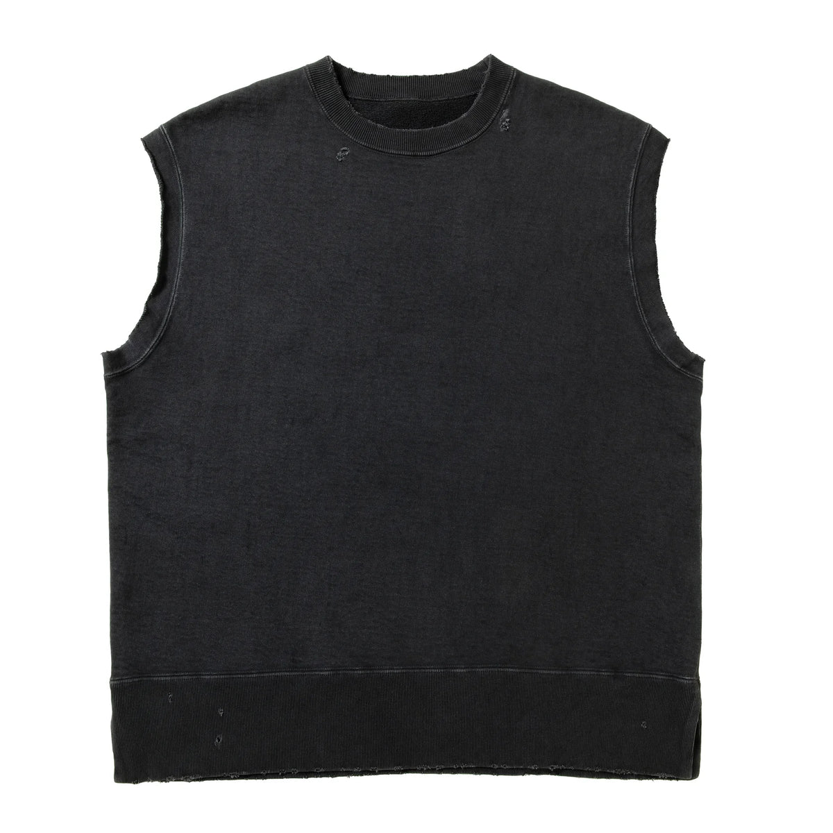 ネクサスセブン DAMAGED CREW VEST NEXUSVII. DAMAGED CREW VEST・FADE GREEN - tity トップス