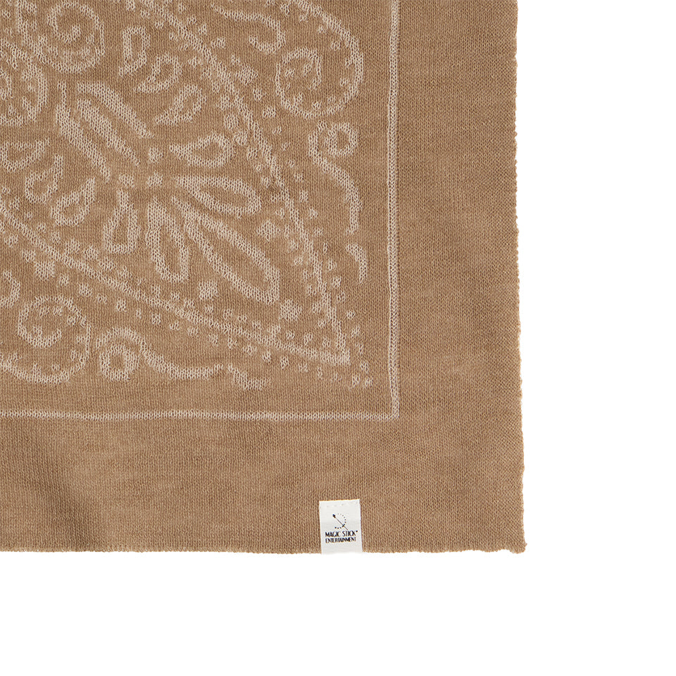 REVERSIBLE KNIT BANDANA STOLE | MAGIC STICK | THE GROUND depot