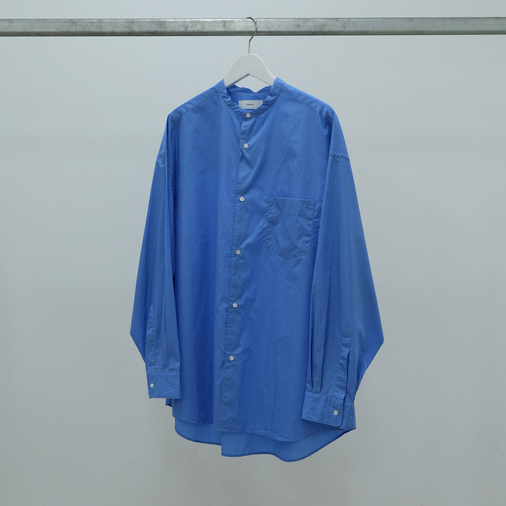 COTTON100%SIZEFBroad L/S Oversized Band Collar Shirt F