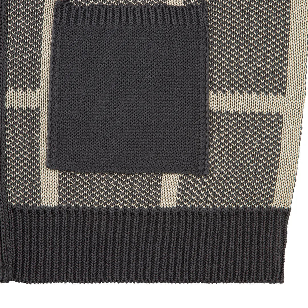 GRID LOOSE KNIT CARDIGAN [CES27KN03]|C.E（シー イー 