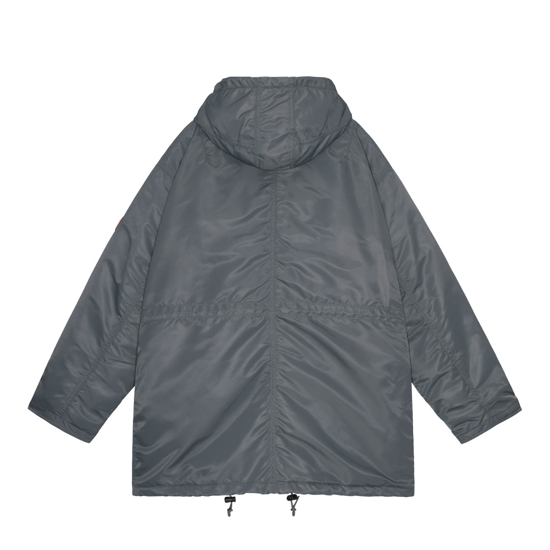 SYNTH FUR HOOD ZIP COAT | C.E | THE GROUND depot. – THE GROUND