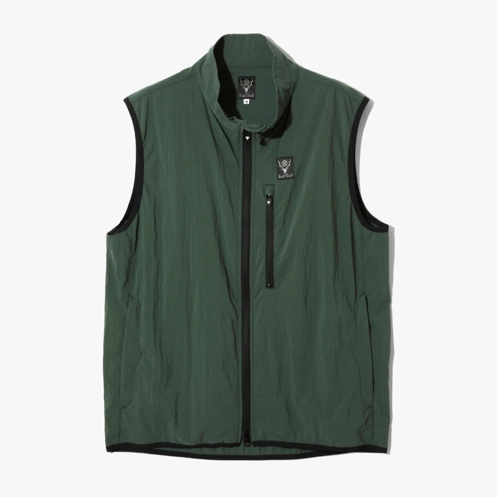 PACKABLE VEST NYLON TYPEWRITER｜South2 West8｜THE GROUND depot 