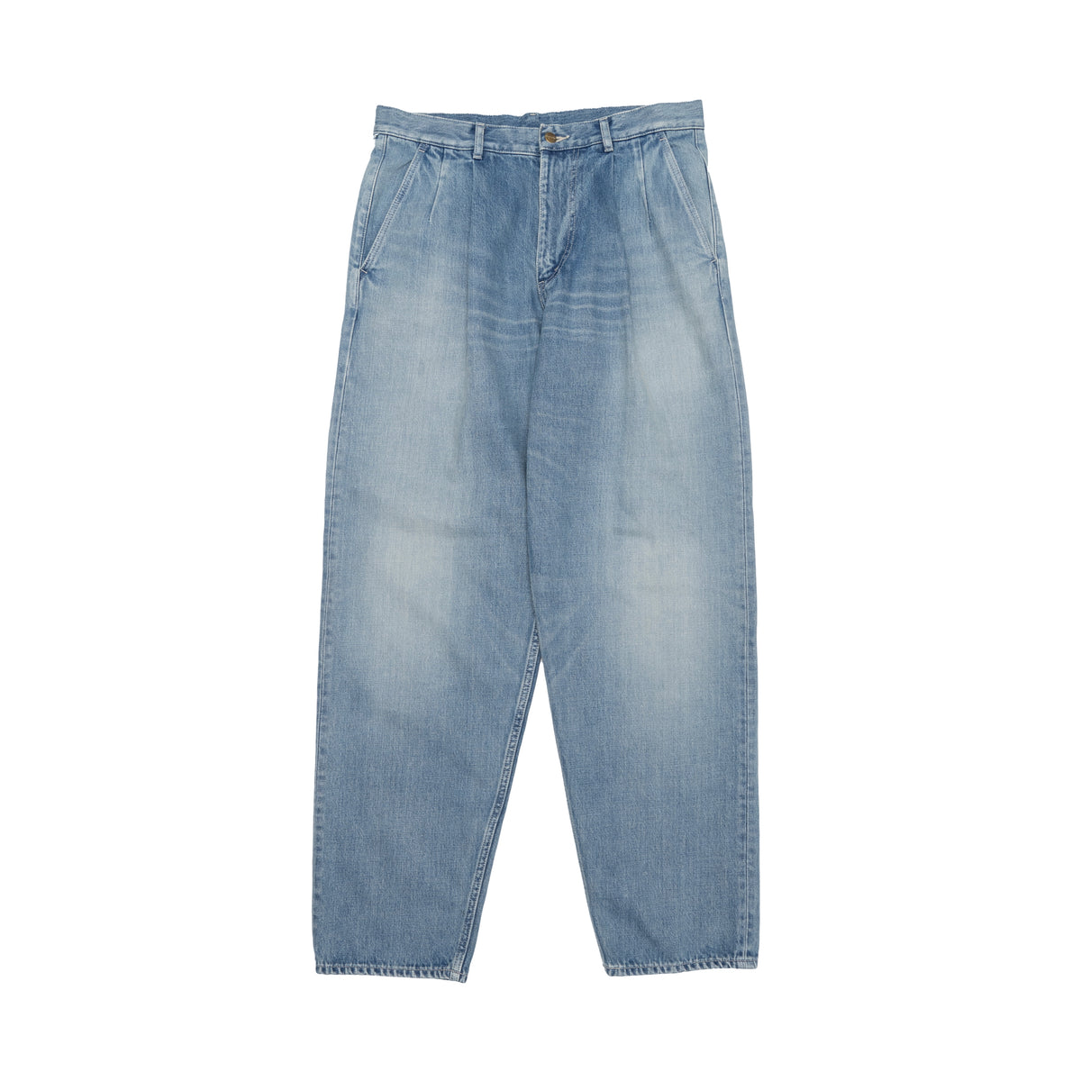 Selvage Denim Two Tuck Tapered Pants | Graphpaper | THE GROUND