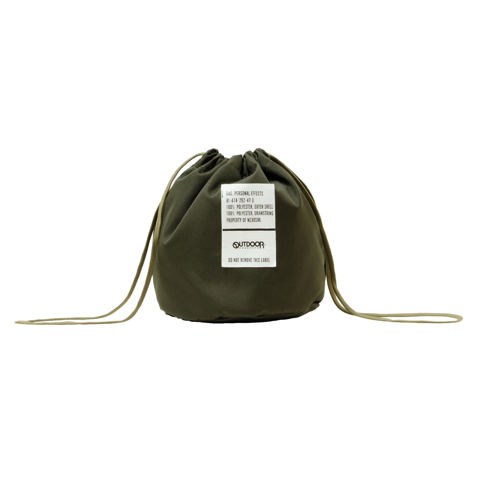 NEXUSVII PORTER personal effects BAG 巾着 PERSONAL EFFECTS BAG | NEXUSVII. | 巾着バッグ | THE GROUND depot
