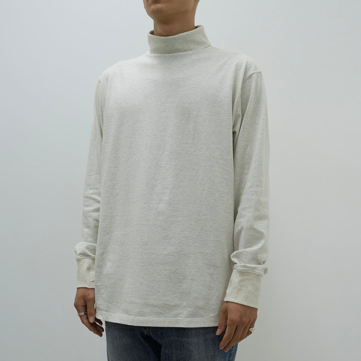 DWELLER TURTLE NECK L/S TEE COTTON JERSEY/NONNATIVE（ノン