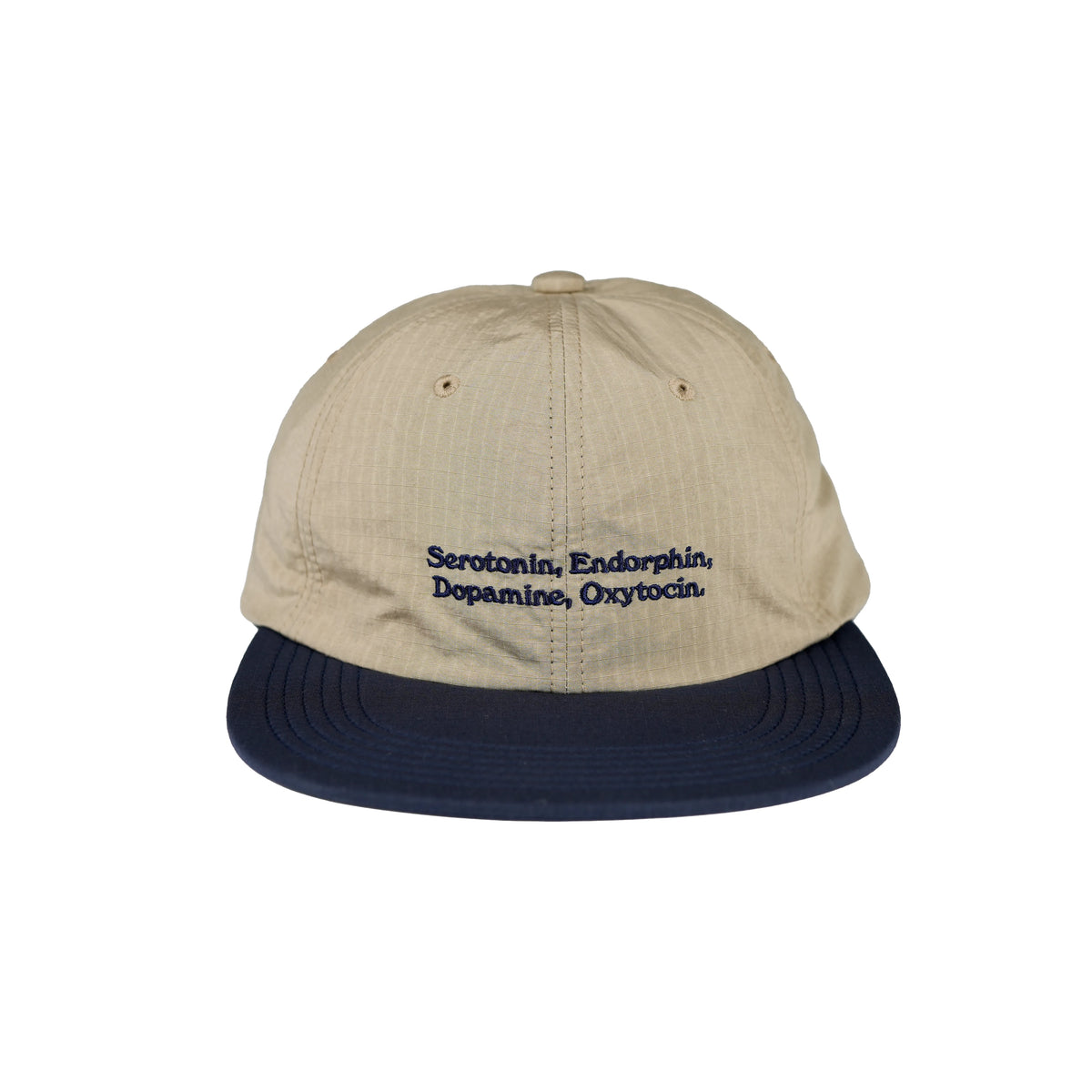 SOFT BRIM 6 PANEL CAP LOW (HAPPY CHEMICALS) | garbage | THE GROUND