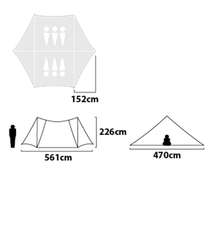 HEXALITE 6P｜NEMO｜OUTDOOR 201 | THE GROUND depot. ONLINESTORE