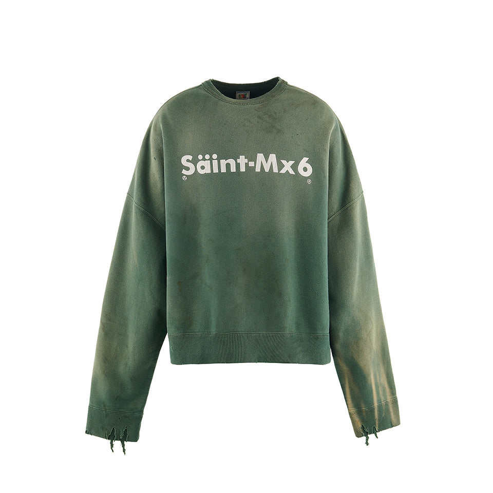 SM-YS1-0000-035/CREW SWT/YOUTH/GREEN | SAINT Mxxxxxx（セント 