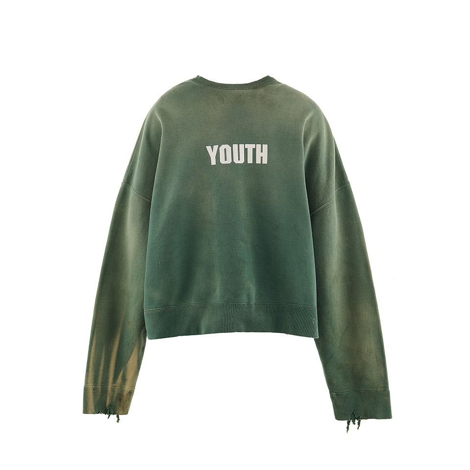 SM-YS1-0000-035/CREW SWT/YOUTH/GREEN | SAINT Mxxxxxx（セント 