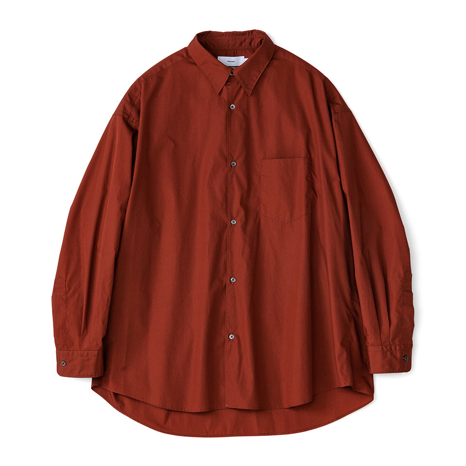 Broad L/S Oversized Regular Collar Shirt | Graphpaper（グラフペーパー） | THE GROUND  depot. ONLINESTORE