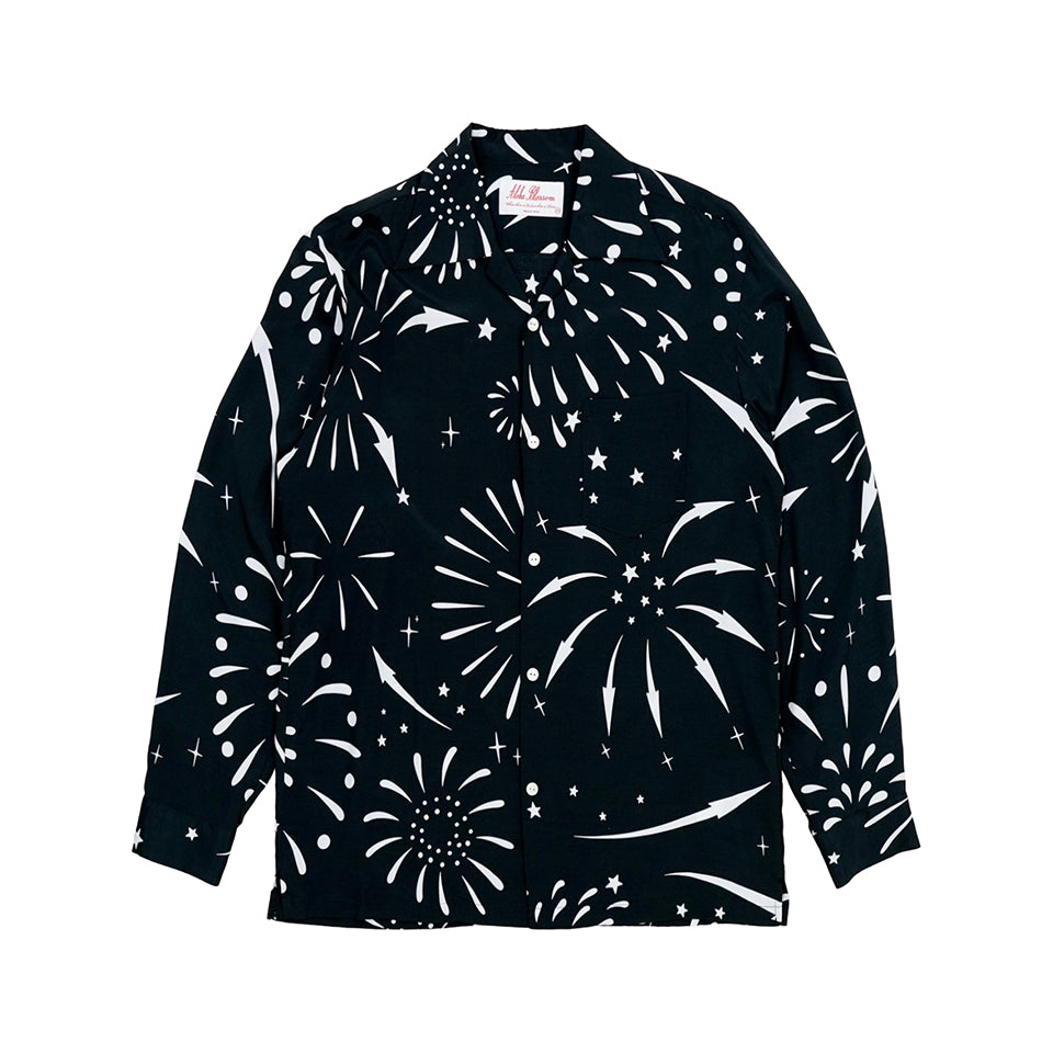 HANABI LONG SLEEVE SHIRTS | Aloha Blossom（アロハ・ブロッサム） | THE GROUND depot.  ONLINESTORE