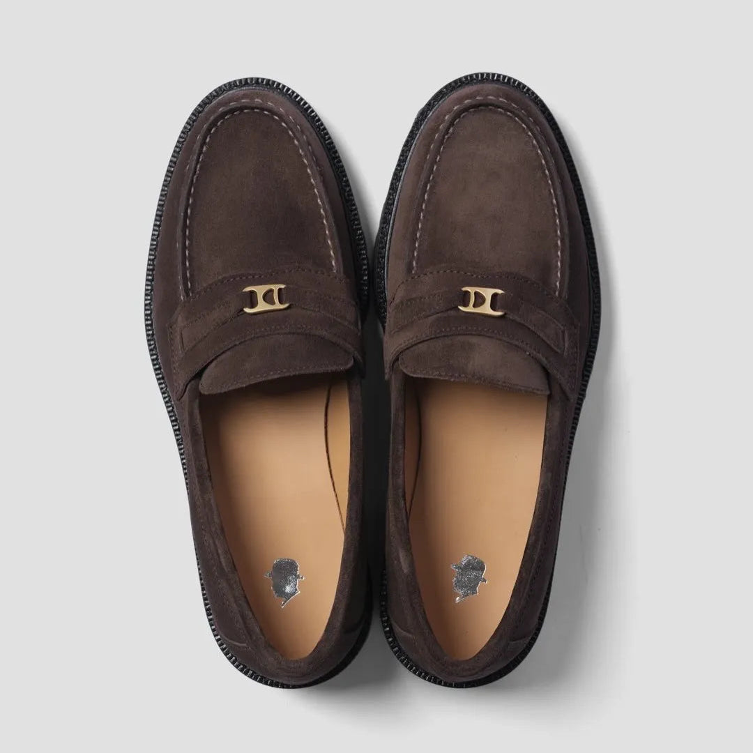 PULL TAB BIT LOFER suede | Tomo & Co.(トモ アンド シーオー