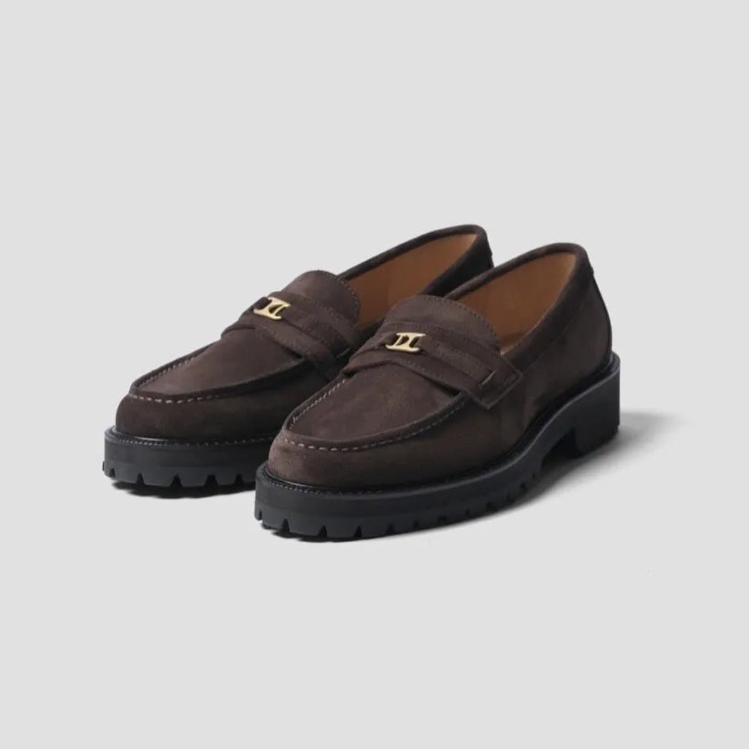 PULL TAB BIT LOFER suede | Tomo & Co.(トモ アンド シーオー