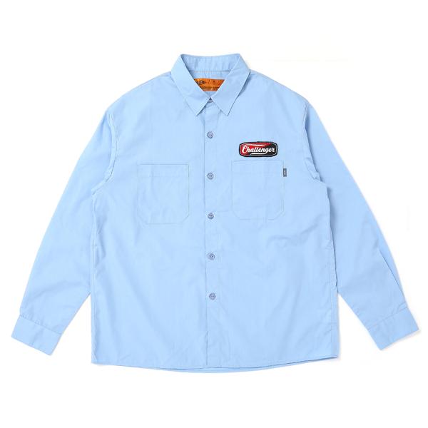 L/S PATCHED WORK SHIRT [4 COLORS]