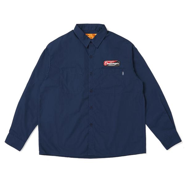 L/S PATCHED WORK SHIRT [4 COLORS]