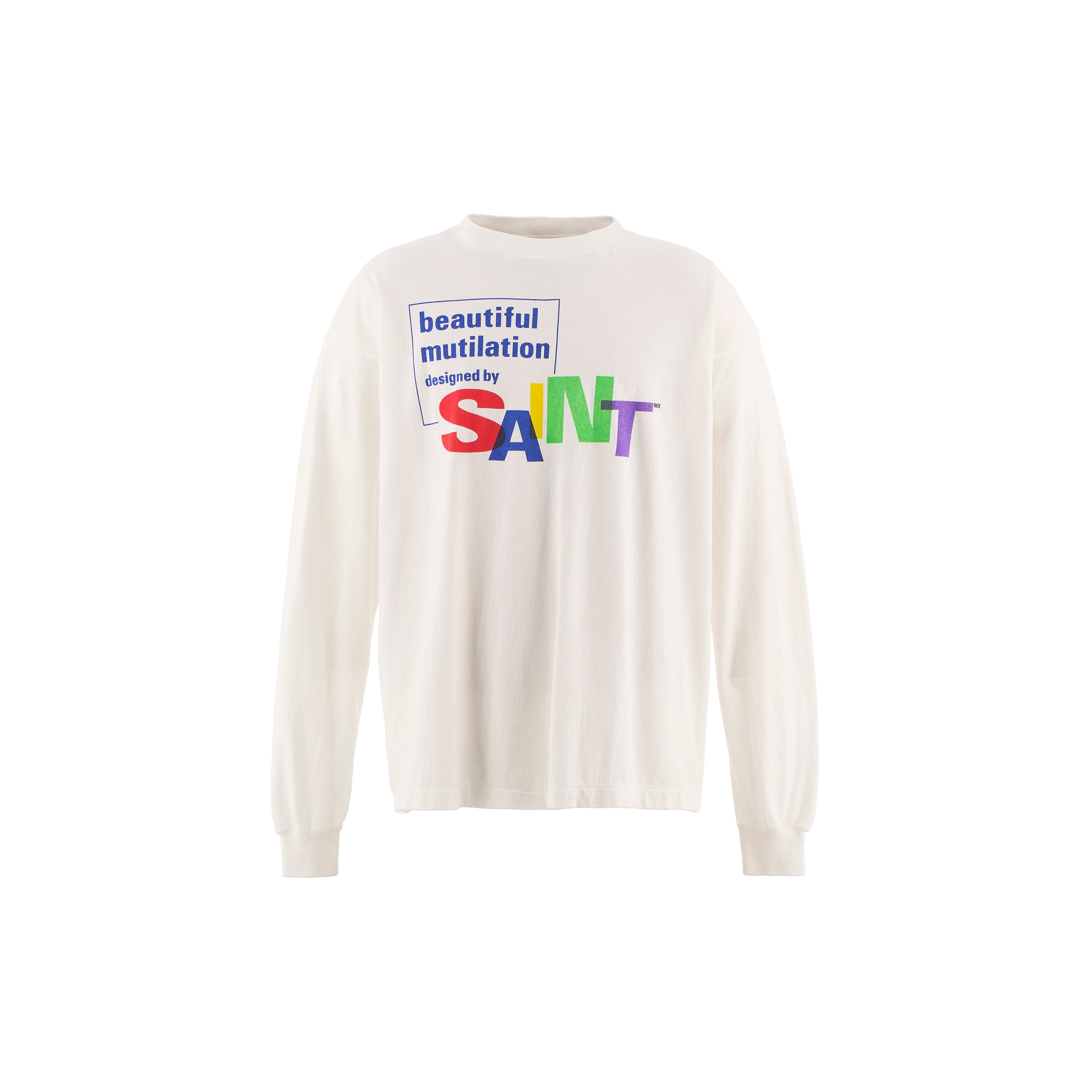 SM-HR1-0000-036/LS TEE/BEAUTIFUL SAINT/WHITE