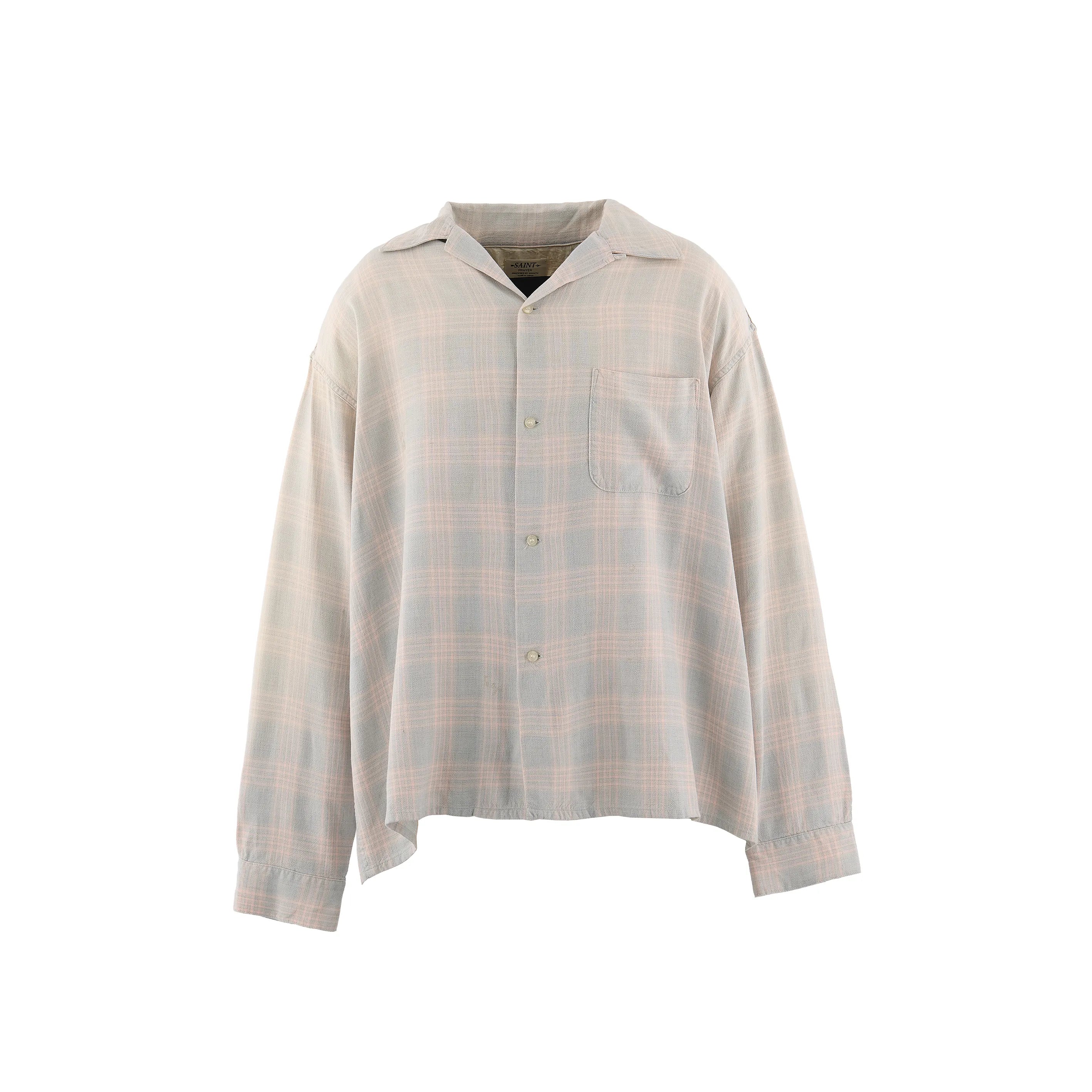 SM-MK8-0000-046/RAYON SHIRT/CHECK/SKY BLUE