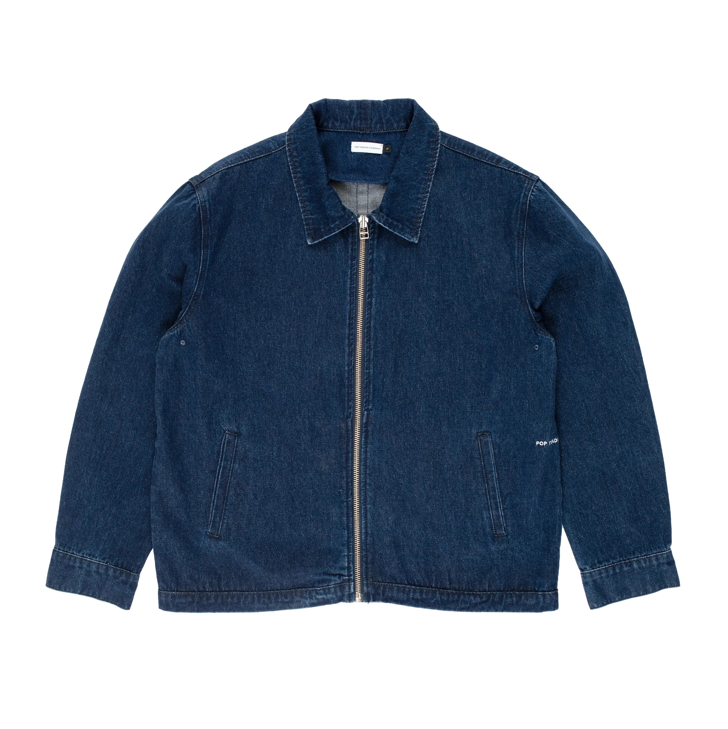 denim full zip jacket