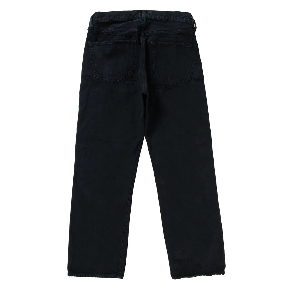 DAMAGED OVER DYE DENIM PANTS