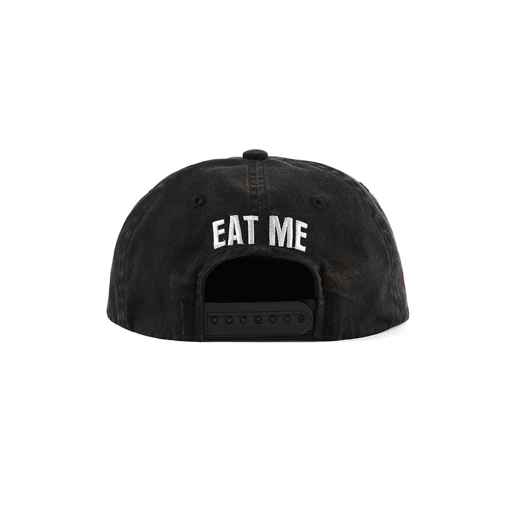 SM-HR8-0000-075/5PANEL CAP/EAT ME/BLACK