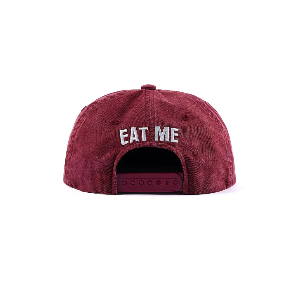 SM-HR8-0000-076/5PANEL CAP/EAT ME/BURGUNDY