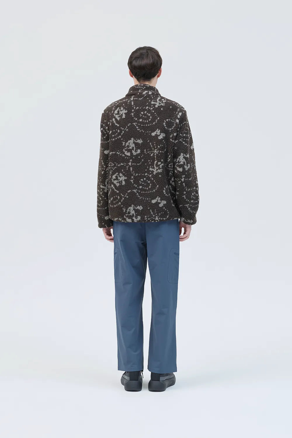 PRINT FLEECE JACKET [2COLORS]