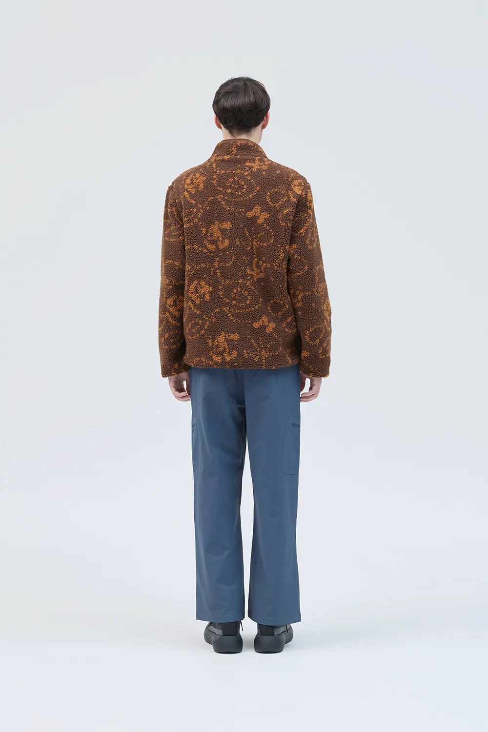 PRINT FLEECE JACKET [2COLORS]