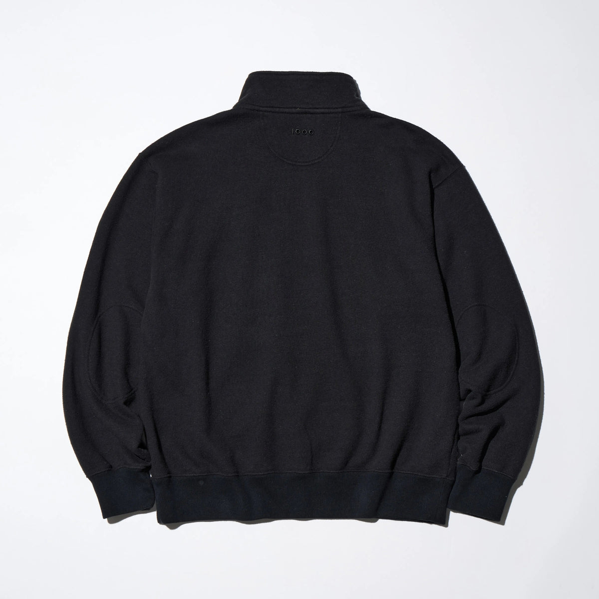 NEPPED HALF-ZIP PULLOVER