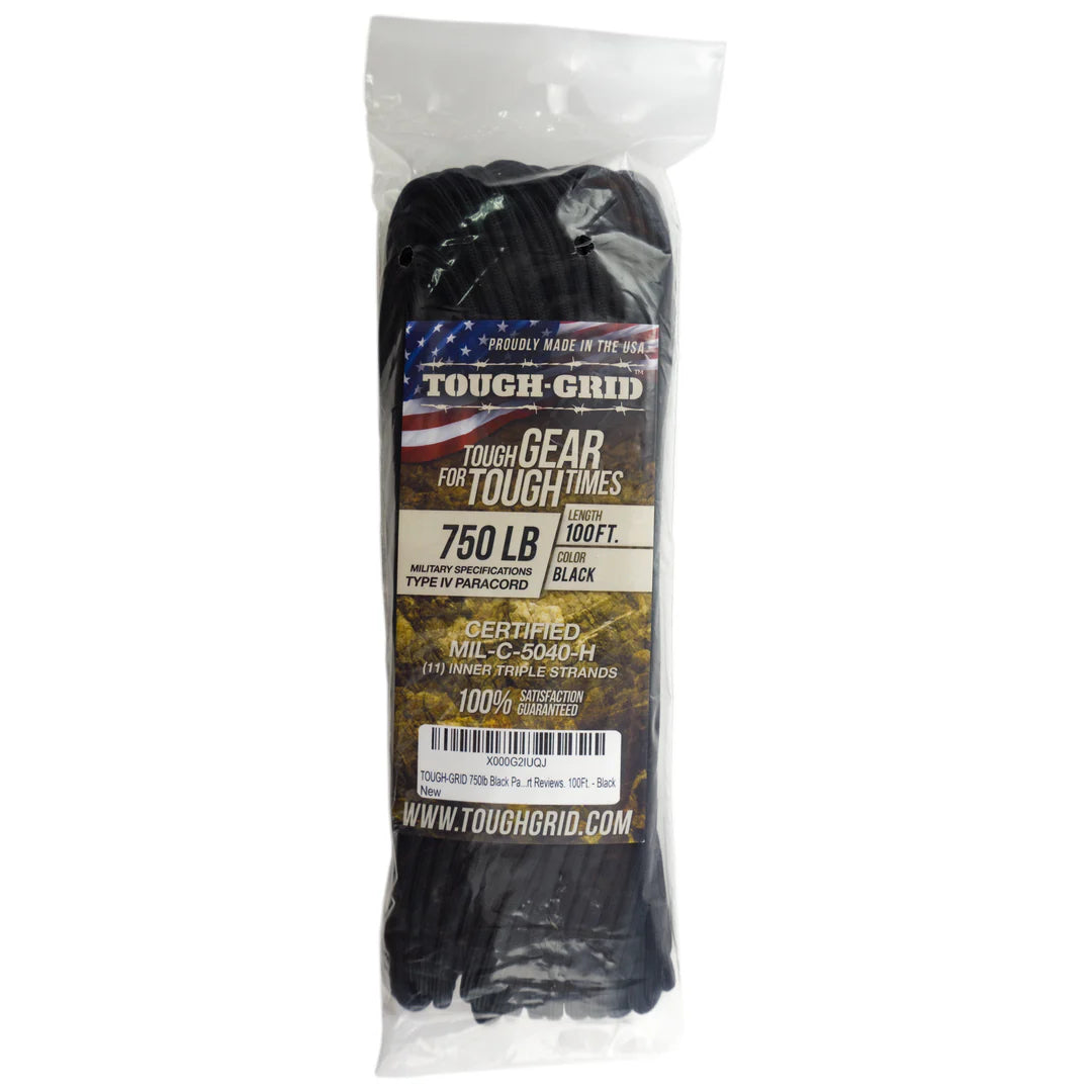 750LB MIL SPEC PARACORD 100FT