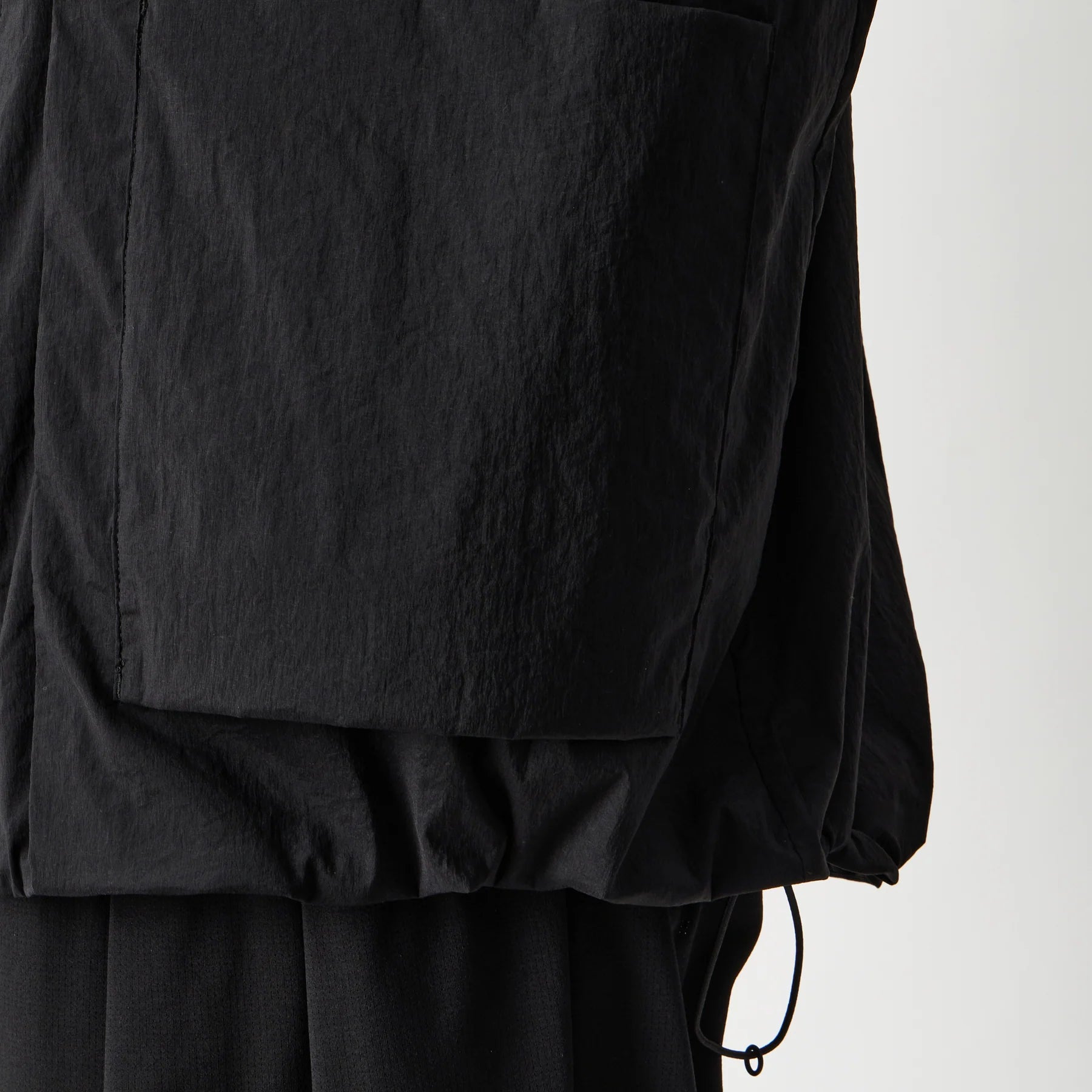 ZIP OFF LAYERED SHIRT