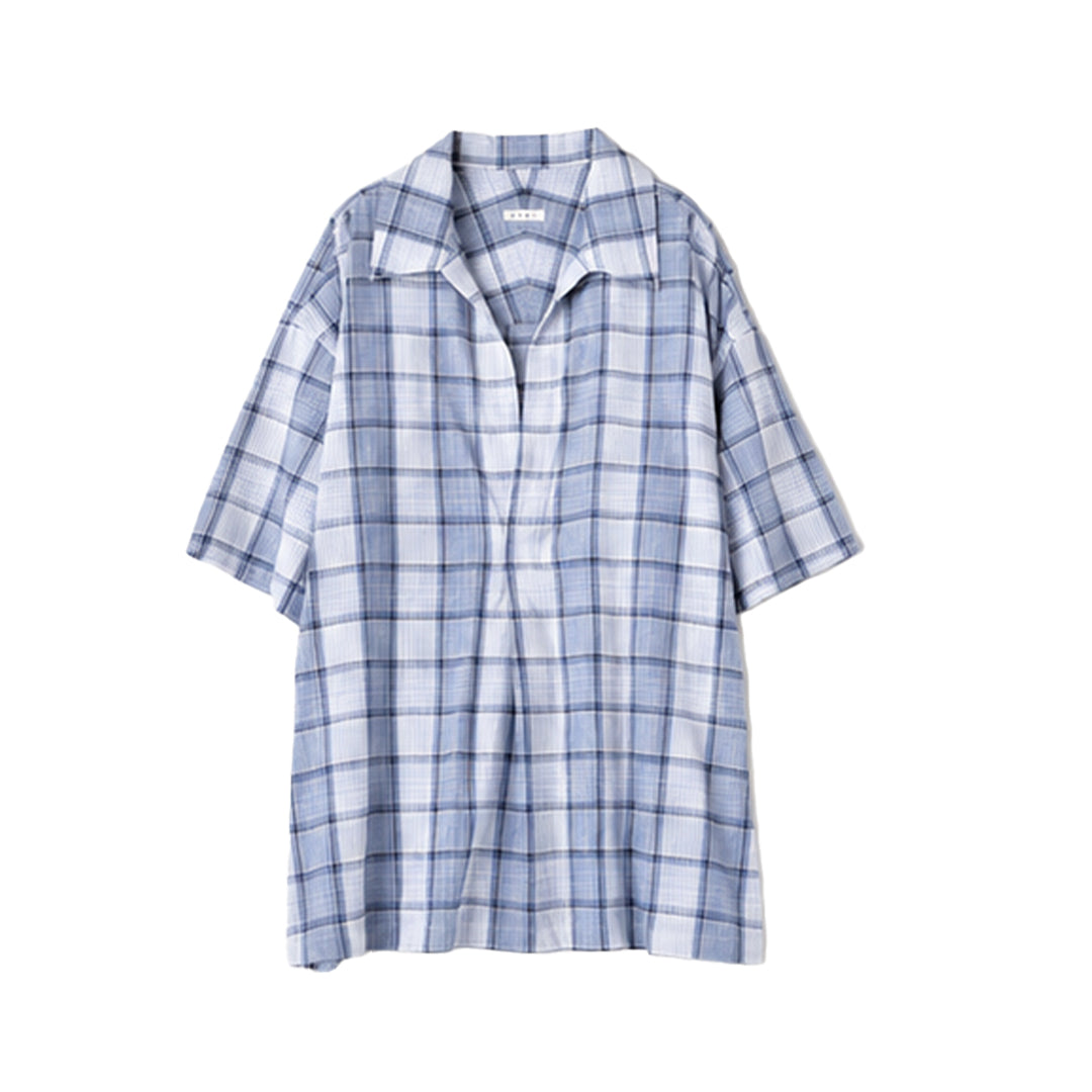 C/L PLAID PULLOVER SHIRT : VINTAGE FABR
