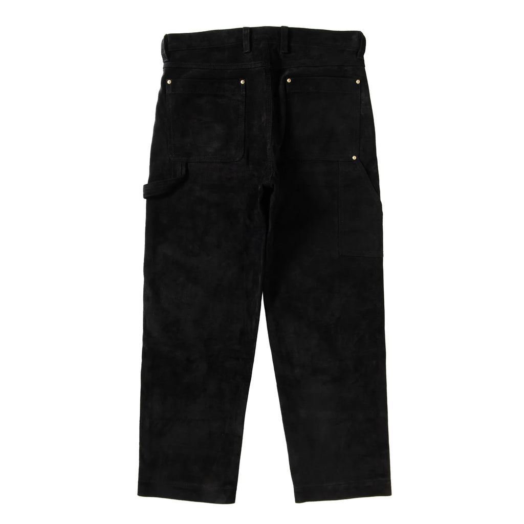 SUEDE W-KNEE PANTS [2 COLORS]