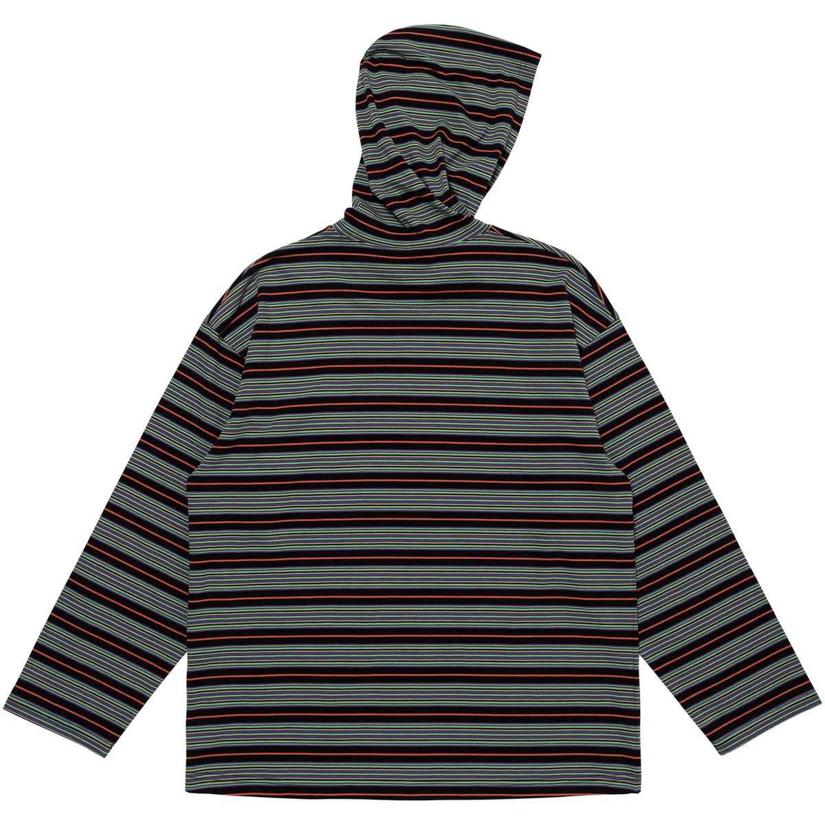 MULTI BORDER HOODED L/S TEE / SEXHIPPIES