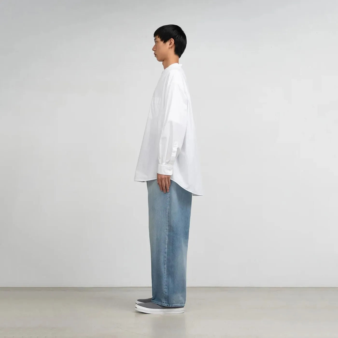 Selvage Denim Two Tuck Tapered Pants [GU263-40060LB]