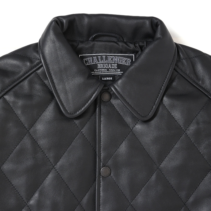 QUILTING LEATHER JACKET | CHALLENGER | THE GROUND depot. | THE