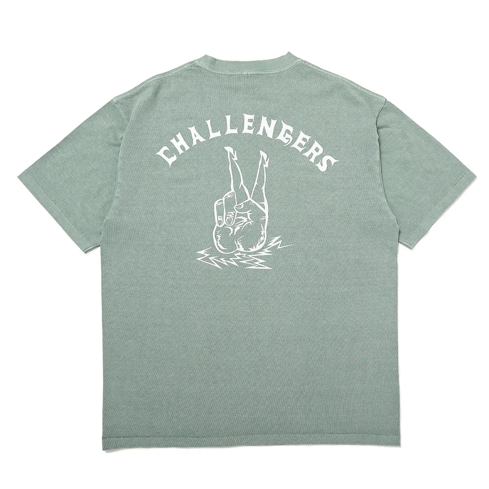 【激安通販オンラインショップ】 PEACE PIGMENT TEE THE | depot. GROUND THE | CHALLENGER | トップス