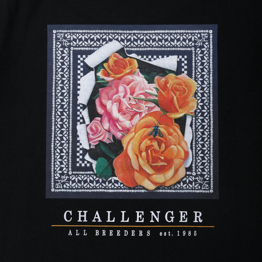 L/S ROSE BANDANA TEE [2 COLORS]