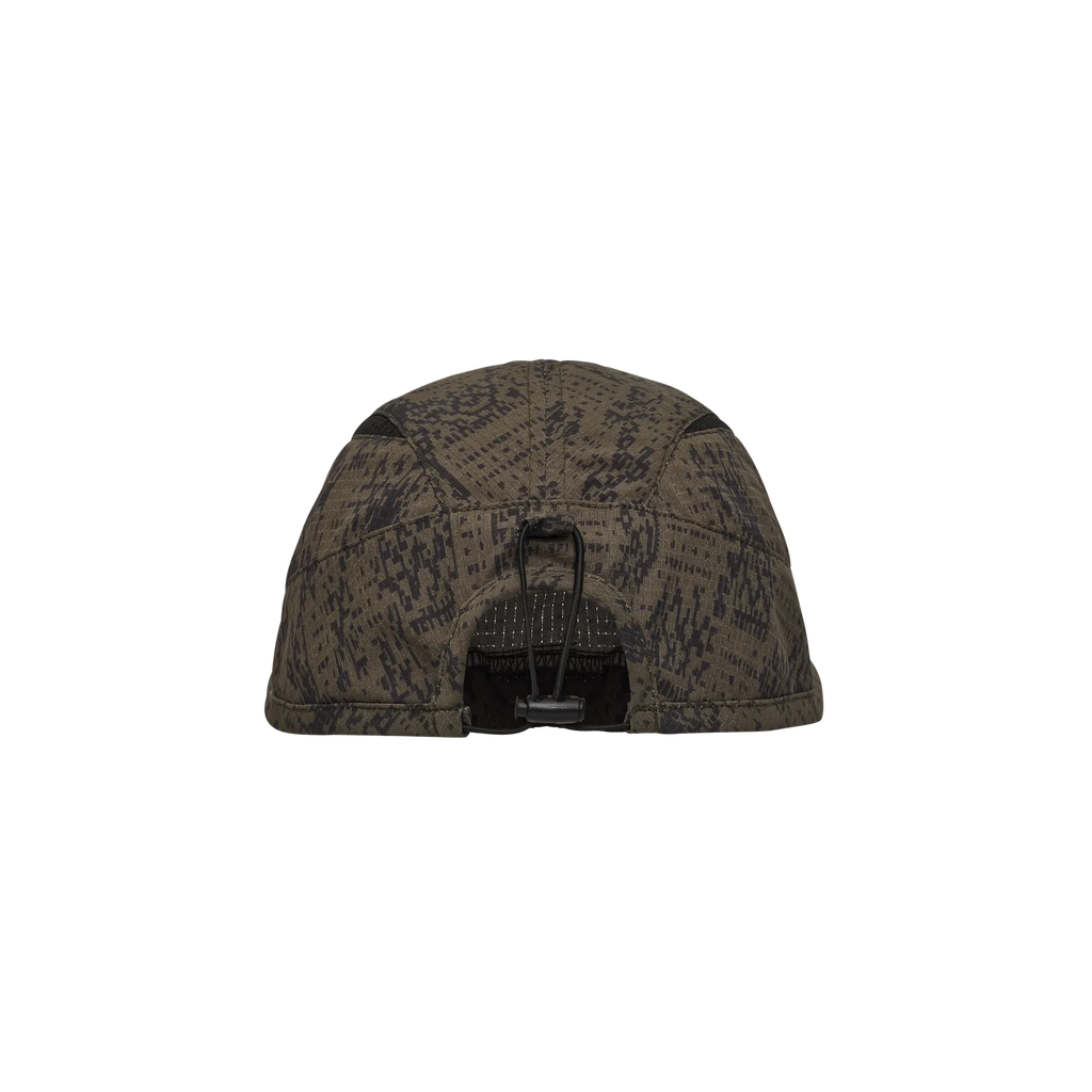 Bri Melted Print Open Weave Cap