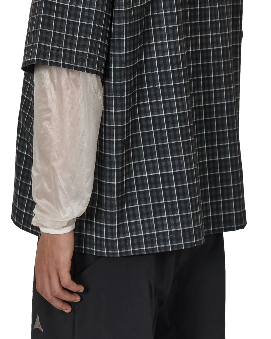 Aair Floweave Printed Check Short Sleeve Shirt