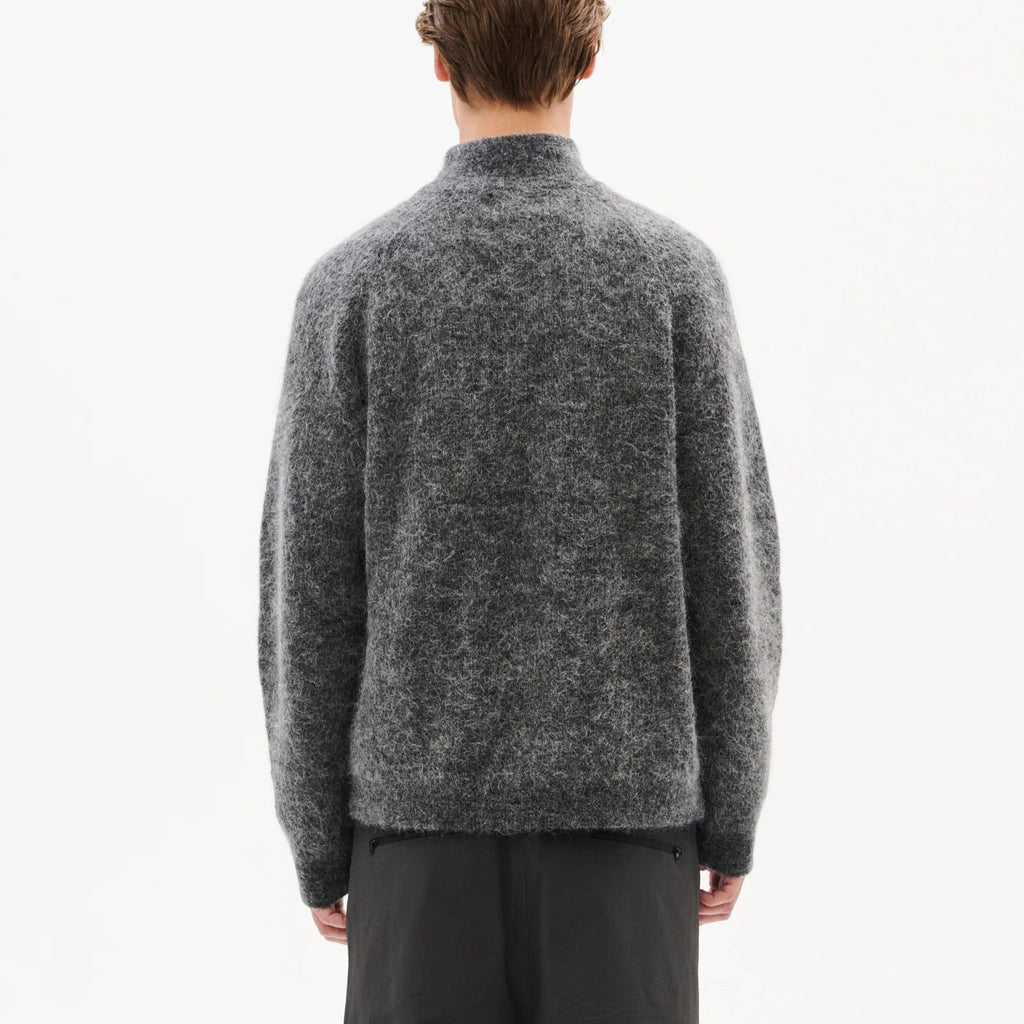 ESSENCE MOHAIR MIXED KNIT TOP [2 COLORS]