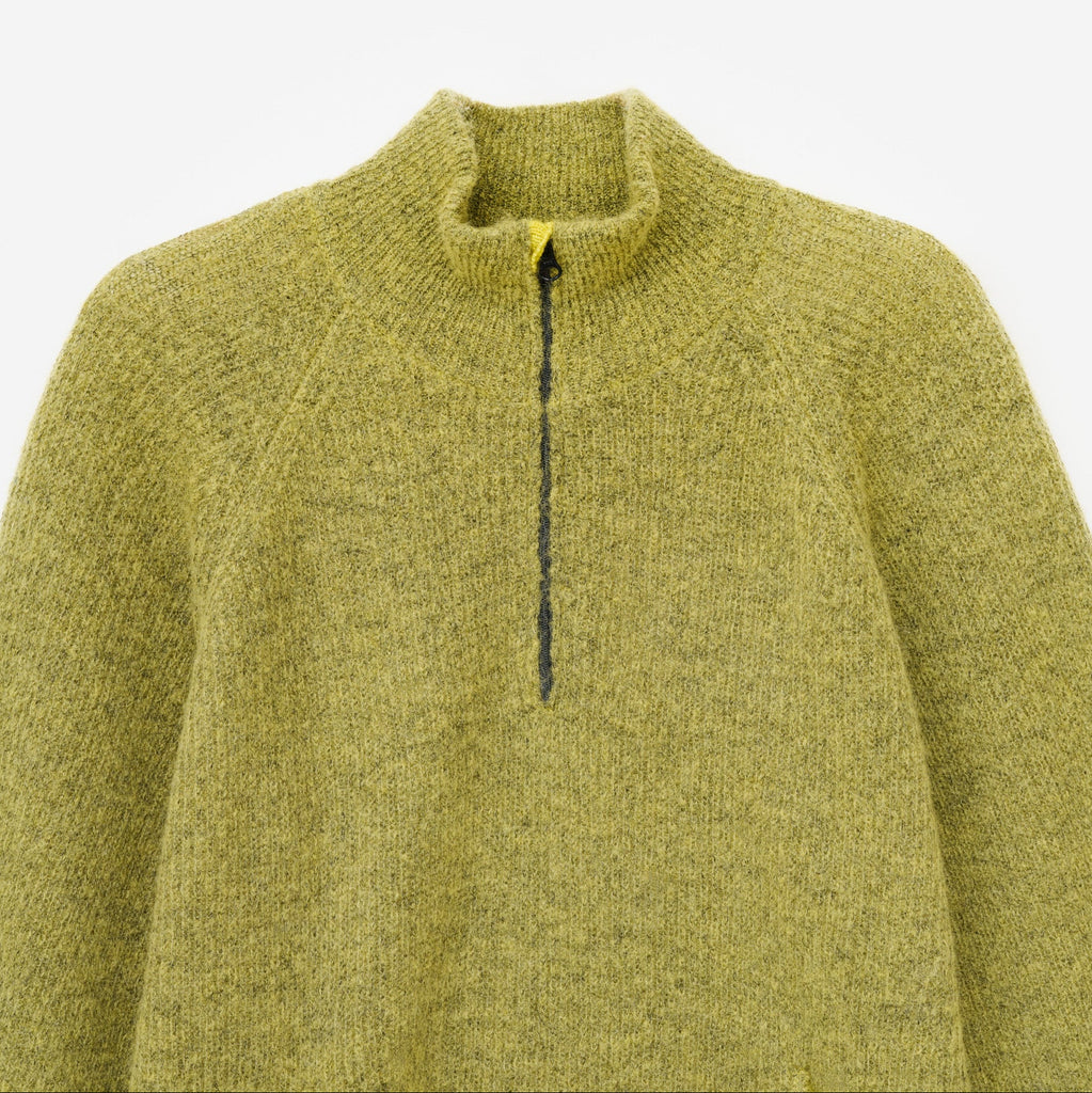 ESSENCE MOHAIR MIXED KNIT TOP [2 COLORS]