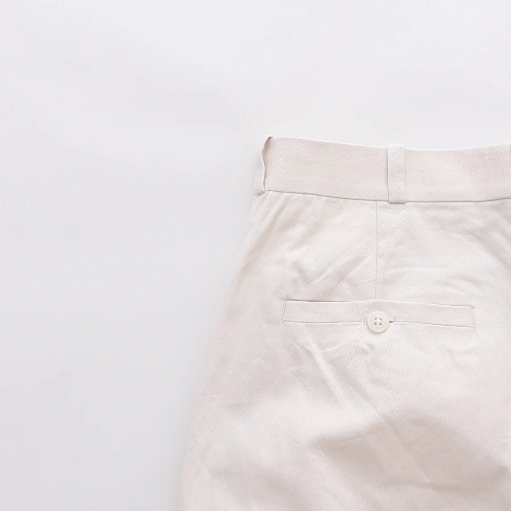 M チノパンツ ワイド  Chino Trousers, Wide