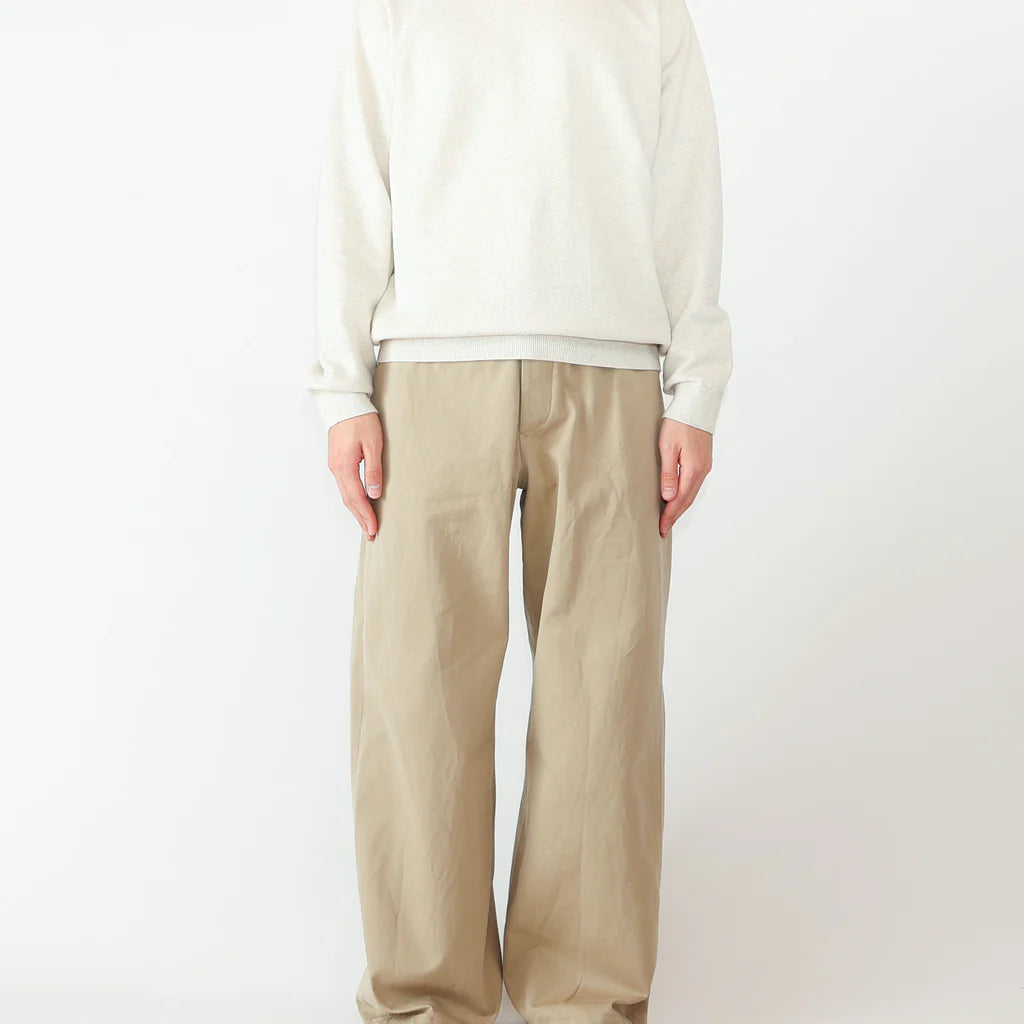 M チノパンツ ワイド  Chino Trousers, Wide