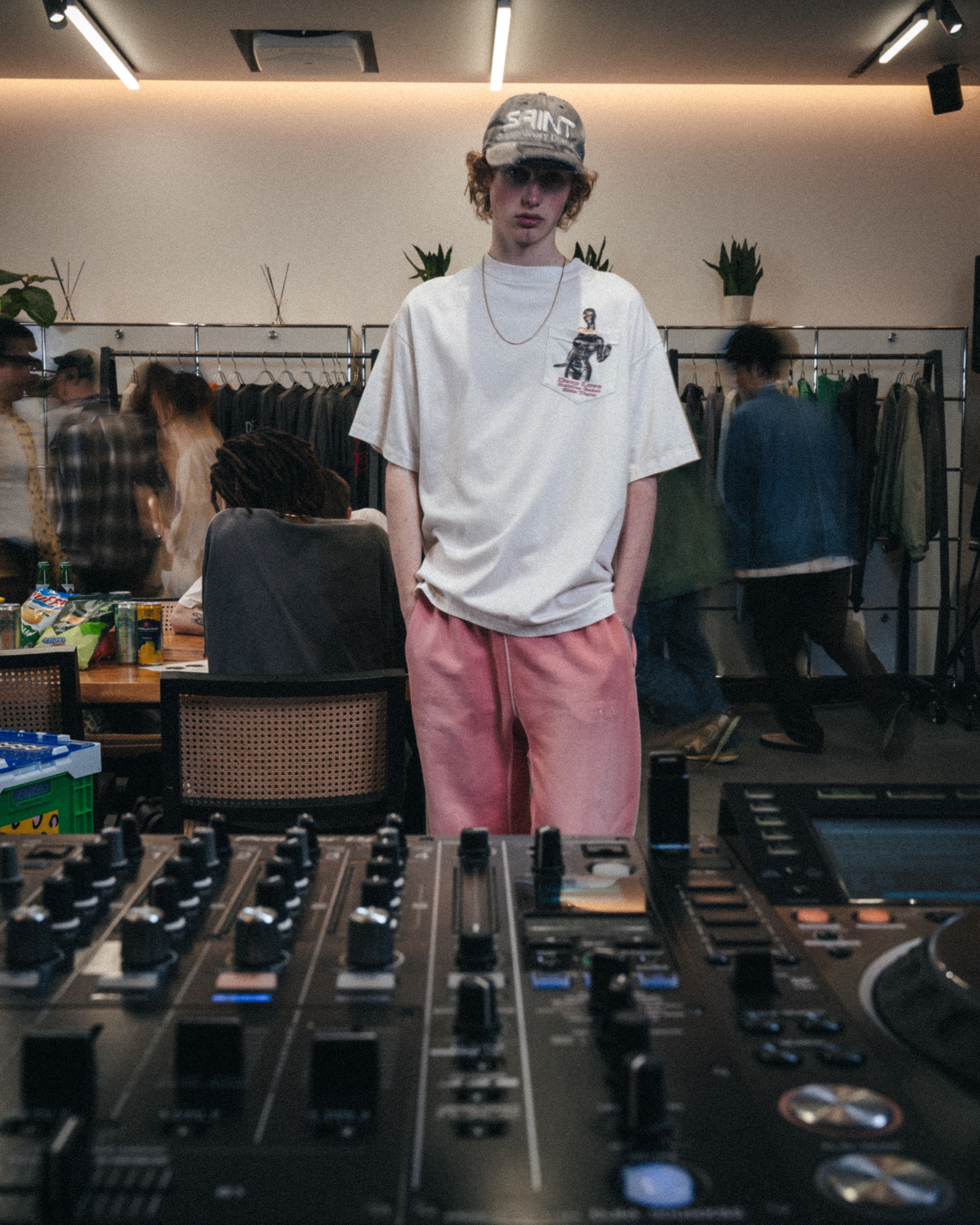 SM-MK1-0000-013/SS T-SHIRT/POCKET/WHITE