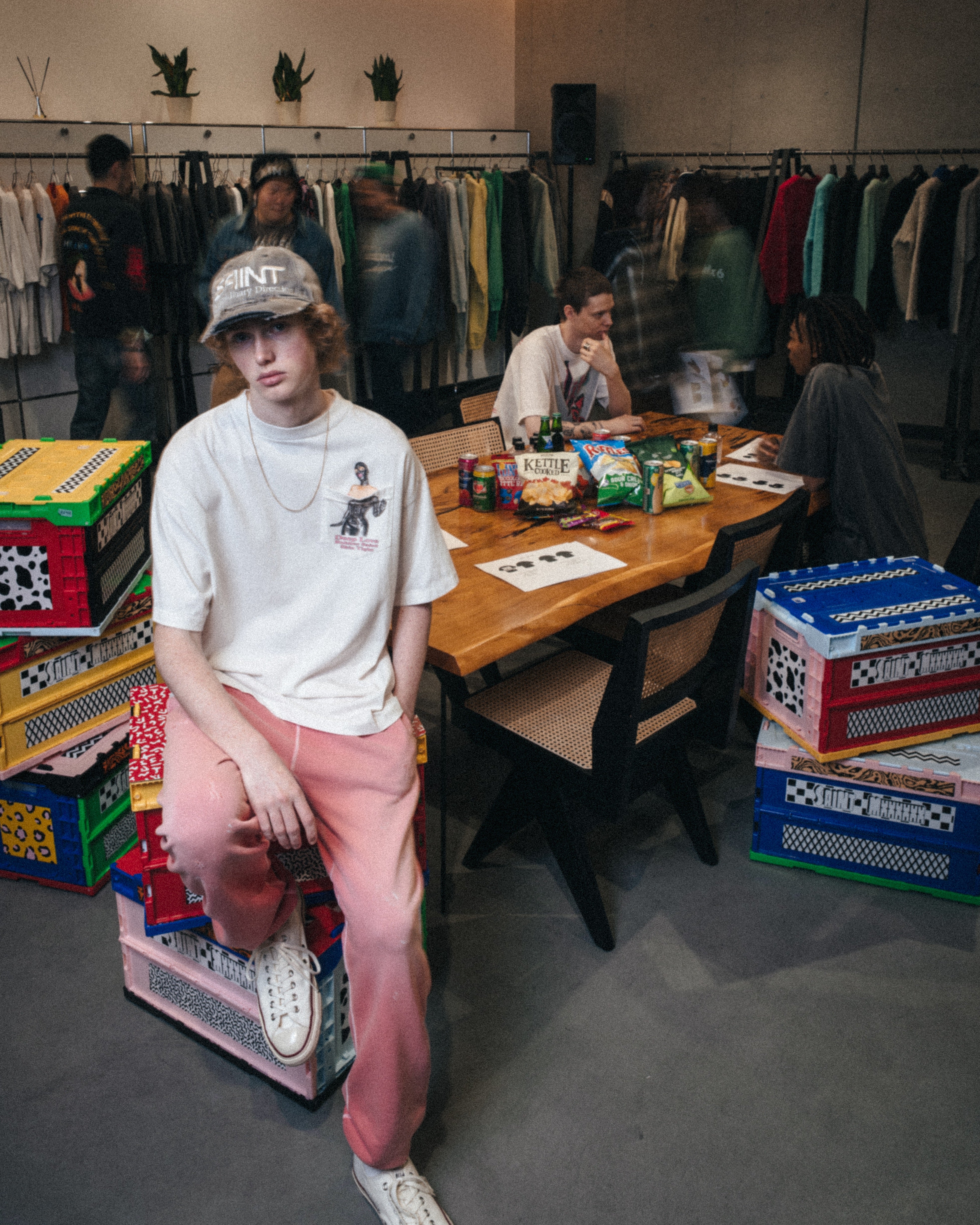 SM-MK1-0000-013/SS T-SHIRT/POCKET/WHITE