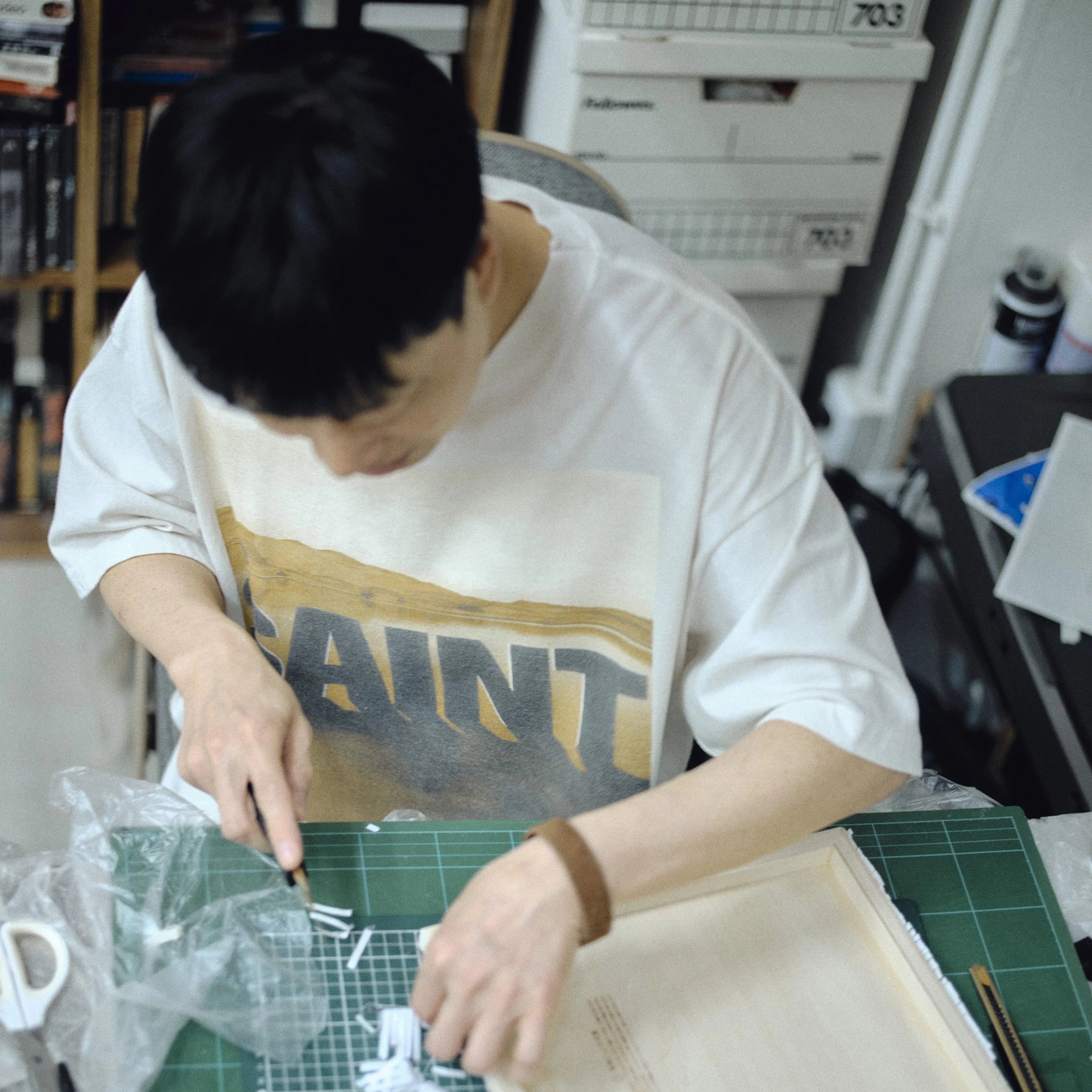 SM-MK1-0000-C15/KK_SS T-SHIRT/DESERT/WHITE