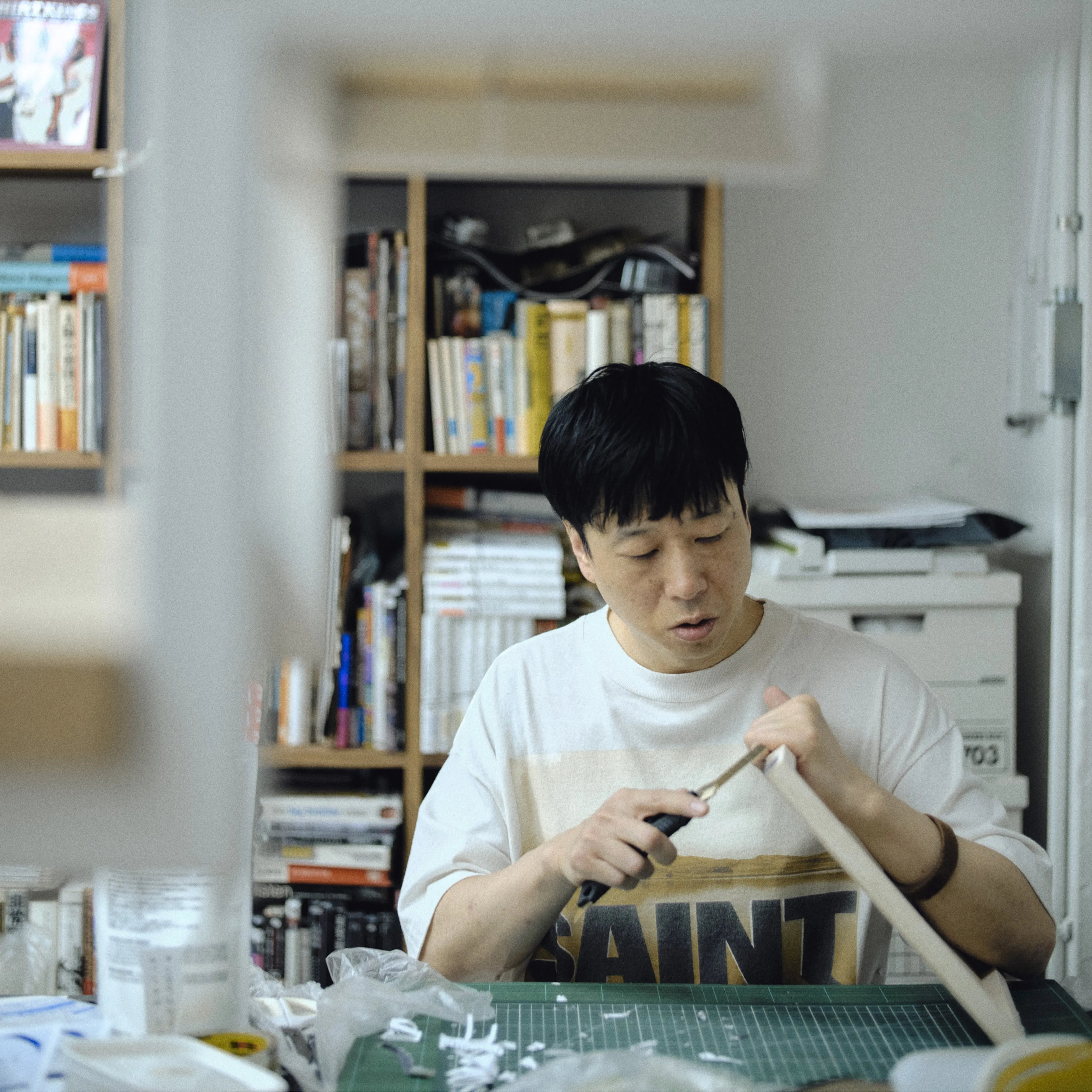 SM-MK1-0000-C15/KK_SS T-SHIRT/DESERT/WHITE