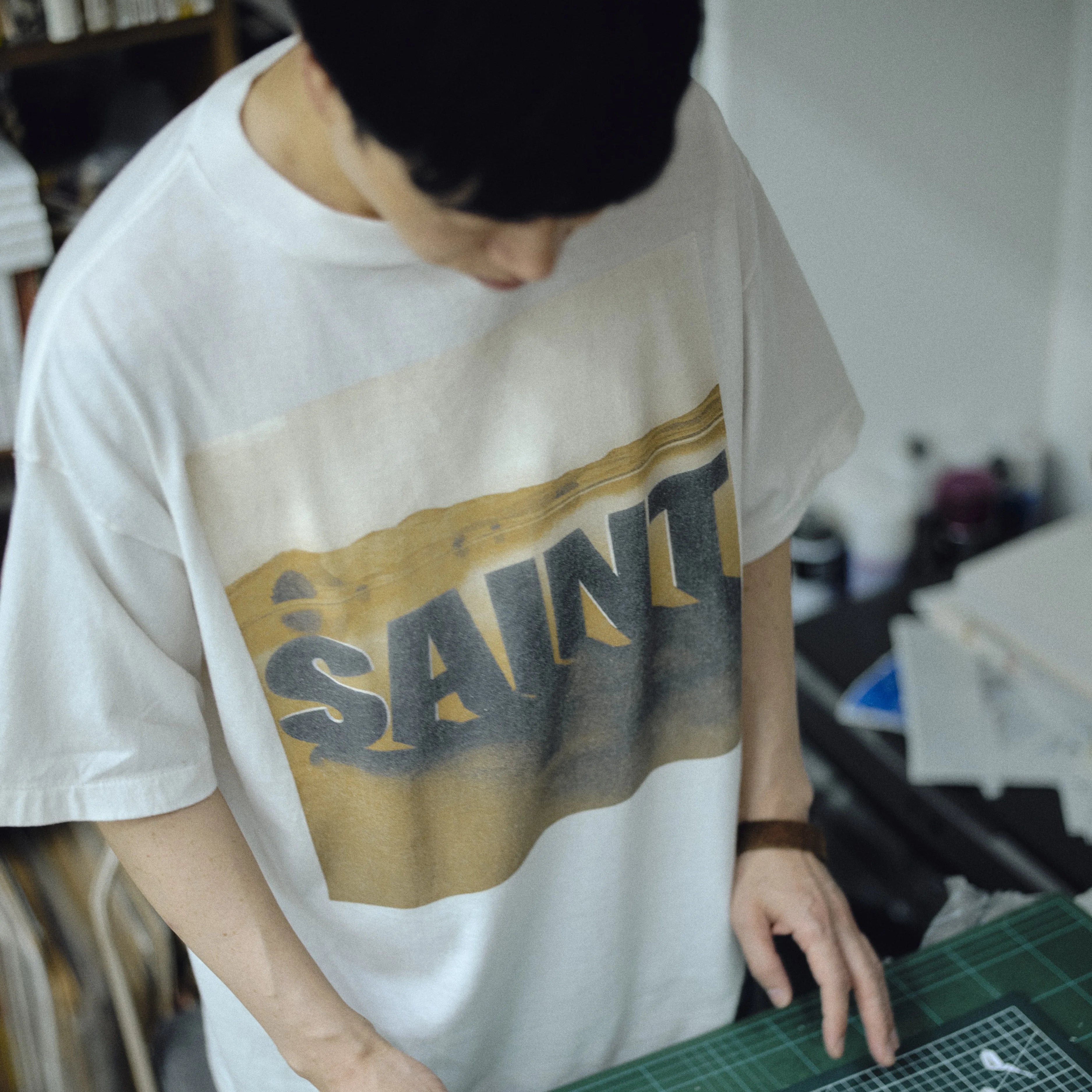 SM-MK1-0000-C15/KK_SS T-SHIRT/DESERT/WHITE