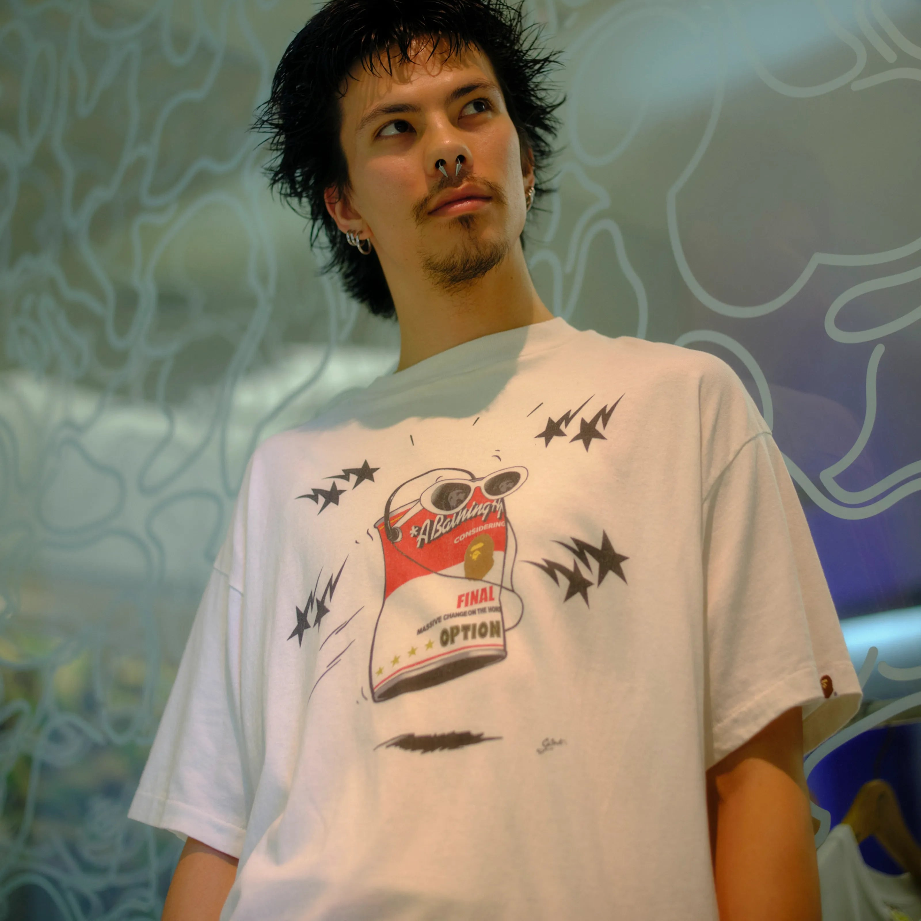 SM-MK1-0000-C34/BAPE_SS T-SHIRT/JUMP/WHITE